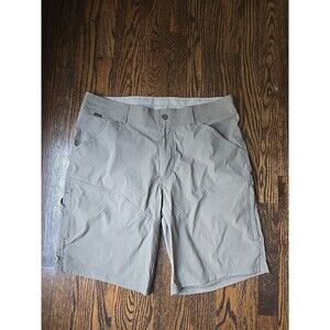 Kuhl Men's 35" Renegade Hiking Utility Cargo Shorts Khaki Gray - 11" Inseam